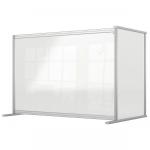 Nobo 1915495 Premium Plus Desk Divider Extender 1400x1000mm Acrylic 31129J