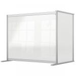 Nobo 1915496 Premium Plus Desk Divider Extender 1200x1000mm Acrylic 31130J