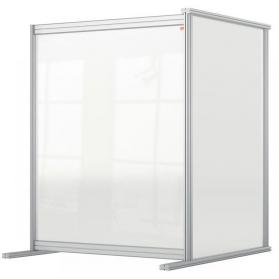 Nobo 1915497 Premium Plus Desk Divider Extender 800x1000mm Acrylic 31131J