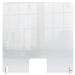 Nobo 1915488 Plexiglass Counter Screen with hole 700 x 850mm 31134J