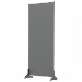 Nobo 1915504 Grey Impression Pro Desk Divider 400x1000mm 31140J