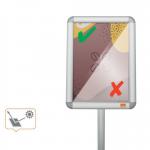 Nobo 1902383 A4 Snap Frame Display Stand 31175J