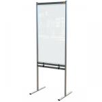 Nobo 1915558 Premium Plus Clear PVC Free Standing Protective Divider Screen 780x2060mm 31190J