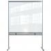 Nobo 1915551 Premium Plus Clear PVC Free Standing Protective Divider Screen 1480x2060mm 31191J