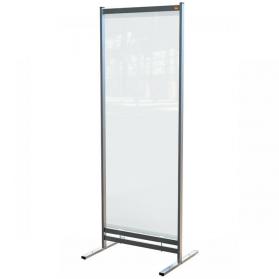 Nobo 1915552 Premium Plus Clear PVC Free Standing Protective Room Divider Screen 780x2060mm 31192J