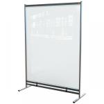 Nobo 1915553 Premium Plus Clear PVC Free Standing Protective Room Divider Screen 1480x2060mm 31193J