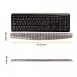 Fellowes Gel Keyboard Wrist Support - Chevron 31209J