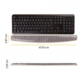 Fellowes Gel Keyboard Wrist Support - Chevron 31209J