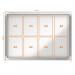 Nobo 1902569 Premium Plus Magnetic Lockable Notice Board 8xA4 31285J