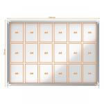 Nobo 1902571 Premium Plus Magnetic Lockable Notice Board 18xA4 31287J