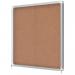 Nobo 1902574 Premium Plus Cork Lockable Notice Board 12xA4 31302J