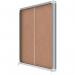 Nobo 1902575 Premium Plus Cork Lockable Notice Board 18xA4 31303J