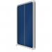 Nobo 1902566 Premium Plus Blue Felt Lockable Notice Board 12xA4 31306J