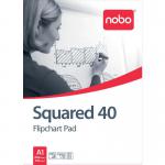 Nobo 34631166 40 Page 580x810mm Squared Flipchart Pad - Pack of 5 31312J