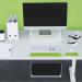 Leitz Ergo WOW Adjustable Monitor Stand Green 31361J