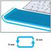 Leitz Ergo WOW Adjustable Keyboard Wrist Rest Blue 31370J