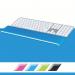 Leitz Ergo WOW Adjustable Keyboard Wrist Rest Blue 31370J