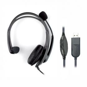 HiHo 218M Monaural USB-A Headset with Boom Mic 31430J