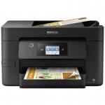 The Epson WorkForce PRO WF-3820DWF multifunction inkjet printer is a sleek and compact device. It features a large touchscreen display, multiple input trays, and a built-in scanner. Its modern design and advanced features make it a versatile choice for any office setting.