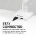 Fellowes 8056201 Platinum Series Single Monitor Arm - White 31591J