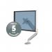 Fellowes 8056401 Platinum Series Single Monitor Arm - Silver 31592J
