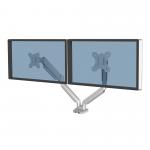 Fellowes 8056501 Platinum Series Dual Monitor Arm - Silver 31594J