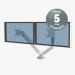 Fellowes 8056501 Platinum Series Dual Monitor Arm - Silver 31594J