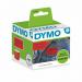 Dymo 2133399 54mm x 101mm Shipping and Name Badge Black on Red 31626J