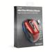 Kensington K72422WW Pro Fit Wireless Mid-Size Mouse Red 31724J