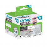 Dymo 2112284 LW Durable Barcode label 19mm x 64mm Black on White 31803J