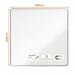 Nobo 1915157 Premium Plus Steel Magnetic Whiteboard 1200x1200mm 31806J