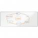 Nobo Premium Plus Steel Magnetic Whiteboard 3000x1200mm 31810J