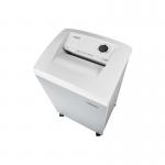 The photograph showcases a Dahle Large Office Shredder - the 706 Top Secret P-7 Micro cut shredder. Its sleek black design is complemented by its sturdy structure, with a large capacity bin and advanced shredding capabilities. The shredder is displayed in a professional office setting, ready for heavy-duty use.