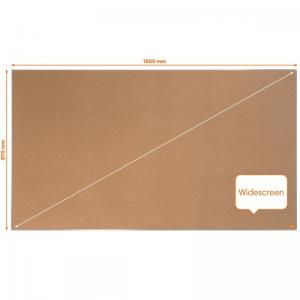 Nobo 1915417 Impression Pro 1550x870mm Widescreen Cork Notice Board