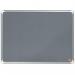 Nobo 1915194 Premium Plus Grey Felt Notice Board 600x450mm 32046J