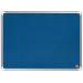 Nobo 1915187 Premium Plus Blue Felt Notice Board 600x450mm 32050J