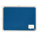 Nobo 1915187 Premium Plus Blue Felt Notice Board 600x450mm 32050J