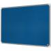 Nobo 1915188 Premium Plus Blue Felt Notice Board 900x600mm 32051J