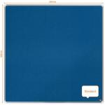 Nobo 1915190 Premium Plus Blue Felt Notice Board 1200x1200mm 32053J