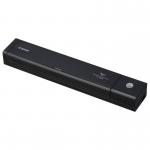 This photograph features a Canon imageFORMULA P-208II Personal Document Scanner, the perfect tool for quickly scanning and digitizing important documents. With its slim and compact design, it can easily fit on any desk or workspace. The scanner is sleek and modern, with a bright LED screen and simple button controls for easy operation. The high-quality scanner bed ensures clear and crisp images every time.