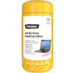 Fellowes 8562702 200 Surface Cleaning Wipes 32185J