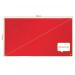 Nobo 1915420 Impression Pro 890x500mm Widescreen Red Felt Notice Board 32307J