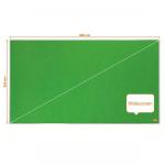 Nobo 1915425 Impression Pro 890x500mm Widescreen Green Felt Notice Board 32312J