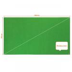 Nobo 1915427 Impression Pro 1550x870mm Widescreen Green Felt Notice Board 32314J