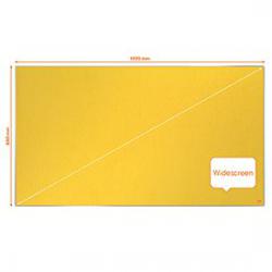 Cheap Stationery Supply of Nobo 1915431 Impression Pro 1220x690mm Widescreen Yellow Felt Notice Board 32318J Office Statationery