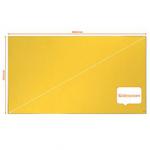 Nobo 1915432 Impression Pro 1550x870mm Widescreen Yellow Felt Notice Board 32319J