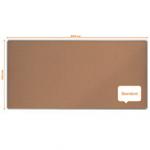 Nobo 1915186 Premium Plus Cork Notice Board 2400x1200mm 32338J