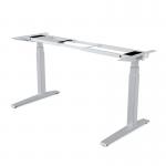 Fellowes Levado Height Adjustable Desk (Base Only) - Silver 32362J