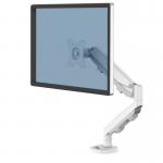 Fellowes 9683201 Eppa Single Monitor Arm - White 32371J