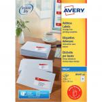 Avery J8160-100 QuickDry Address Labels 100 sheets - 21 Labels per Sheet 32553J